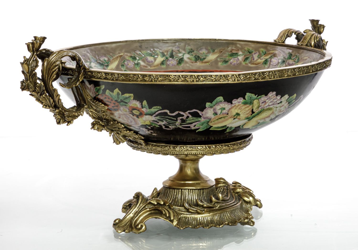 Чаша с ручками Glasar D598C/BK3670