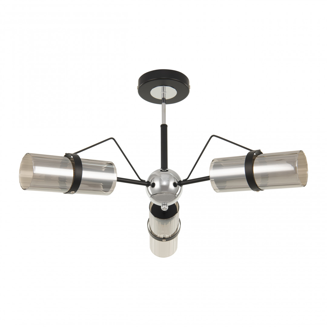 Люстра с плафонами 320207/3 BK.CR Arte Milano