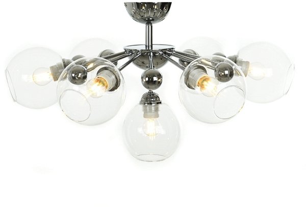 Потолочная люстра Lumina Deco LDC 8040-7 CHR+PR