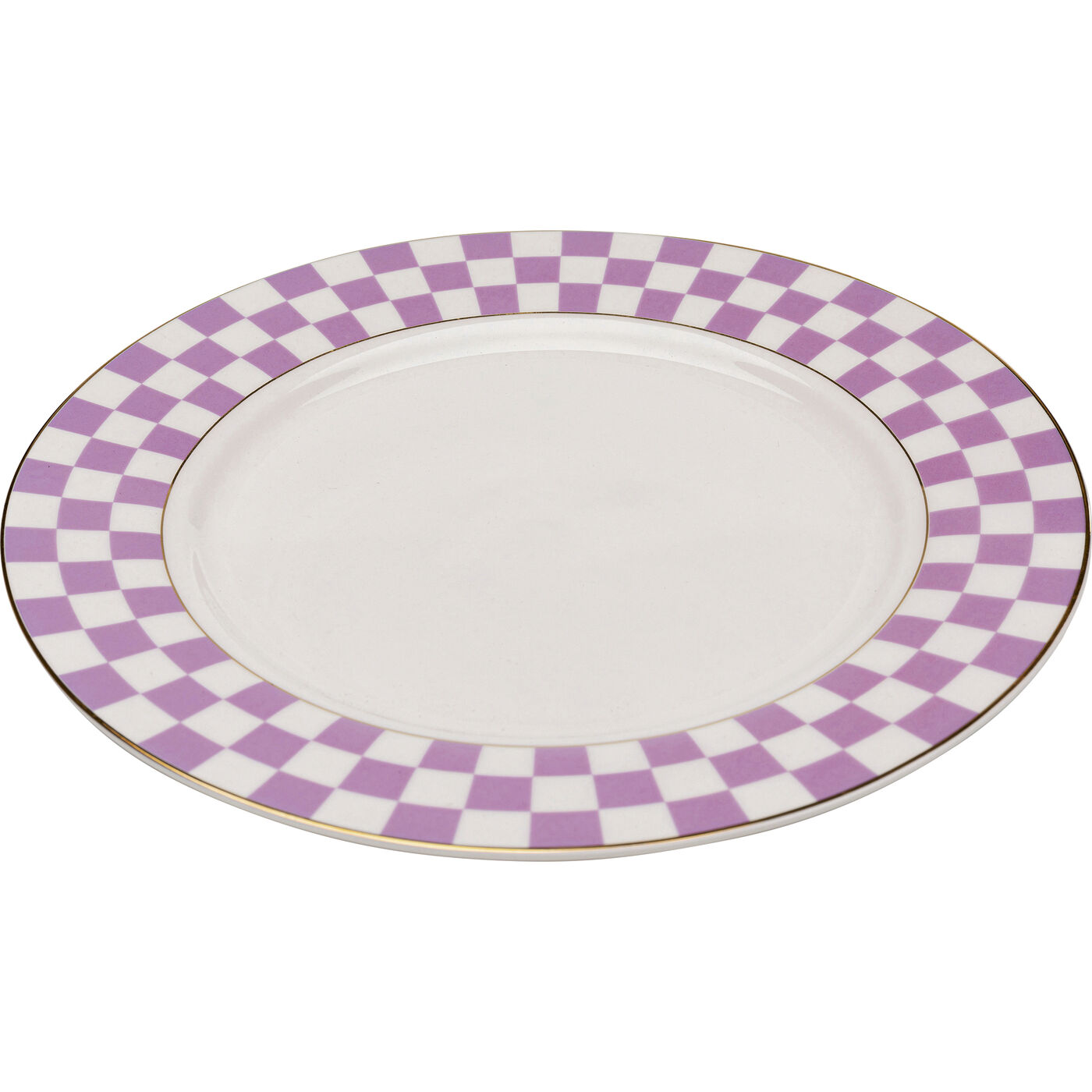 Тарелка Harlequin Purple Ø21cm KARE 56987