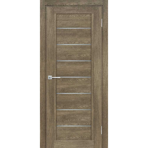 Межкомнатная дверь Graf ТЕХНО-808 белый сатинат Бруно (2000 х 600)