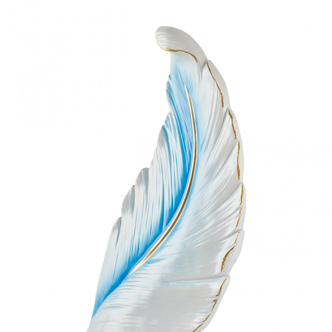 Настенный светодиодный светильник в виде пера птицы 269101/D180/H880/27W/3K Bl Arte Milano