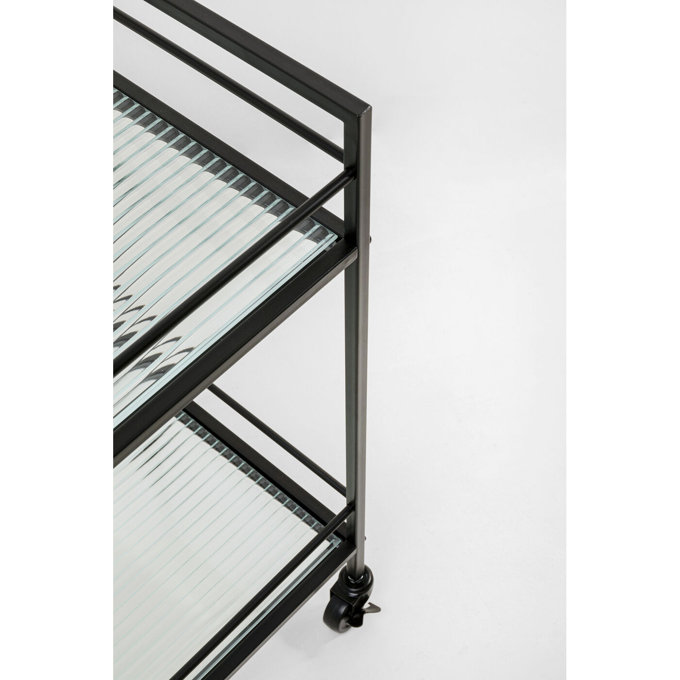 Сервировочный стол Tessa Black KARE 70816