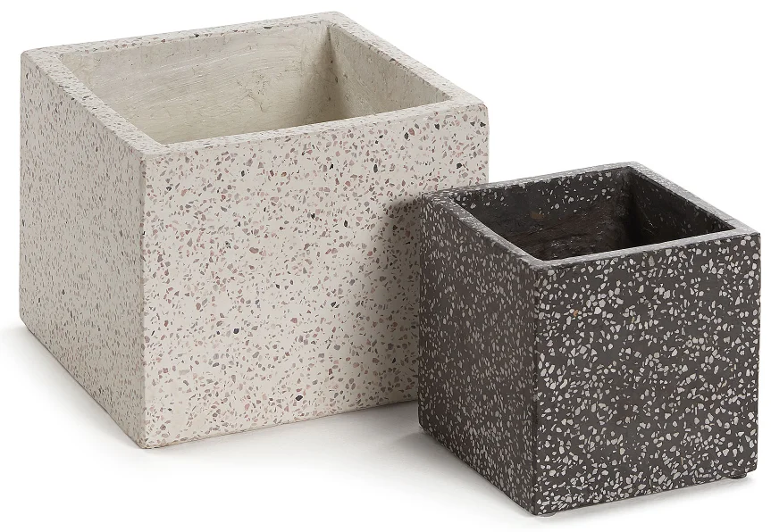 Набор квадратных кашпо Bransc La Forma (ex Julia Grup)