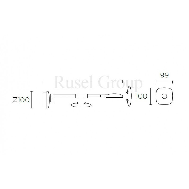 Настенный светильник  Leds C4 QUEEN АР