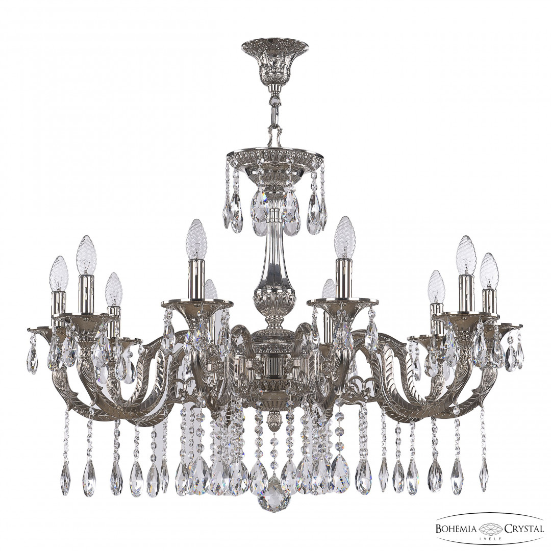 Люстра бронзовая 73122/10/300 A Ni Bohemia Ivele Crystal