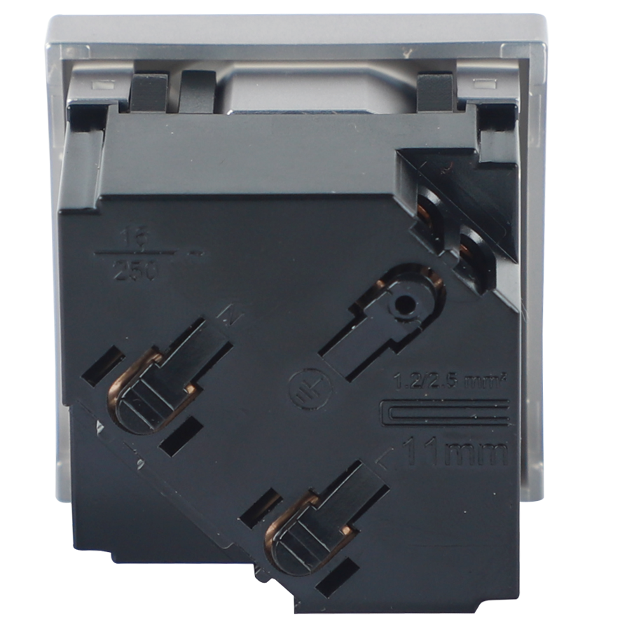 Розетка+З немст Donolux DF6D1ALM