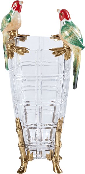Ваза с птичками Glasar HGL490/1/GLASS