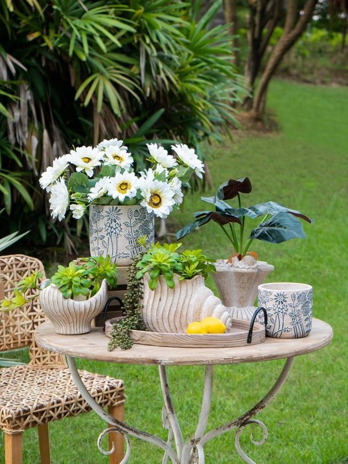 Кашпо с улитками Glasar C5482