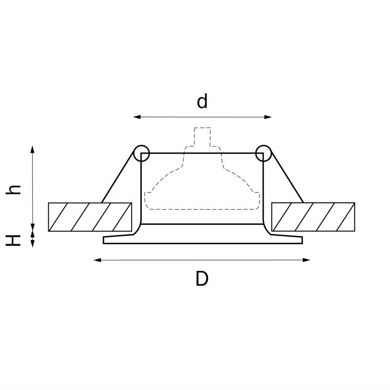 Встраиваемый светильник Lightstar 010027