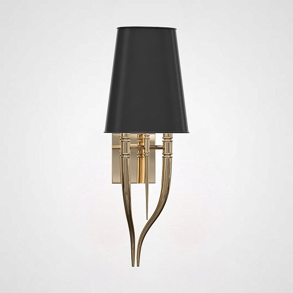 Настенный светильник Crystal Light Brunilde Ipe Cavalli H72 Gold/Black by ImperiumLoft
