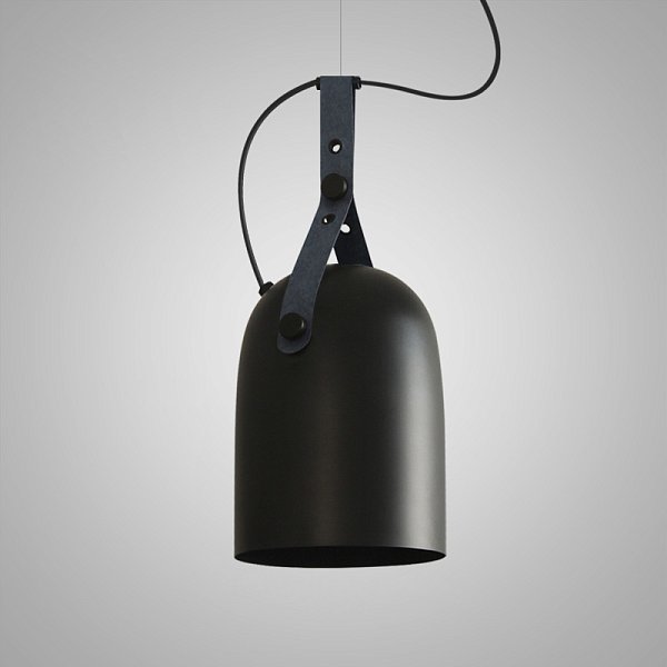 Подвесной светильник URANIUM D18 Black by ImperiumLoft