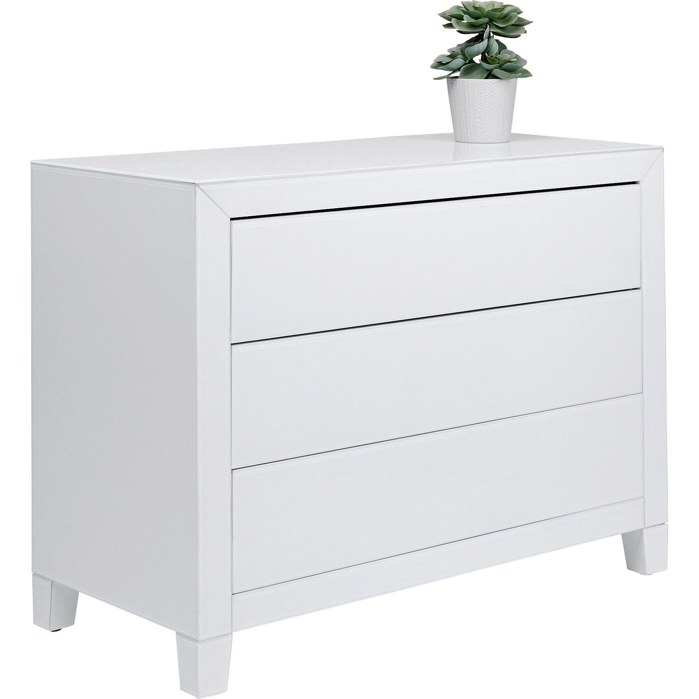 Комод Luxury Push 3 ящика White KARE 85399