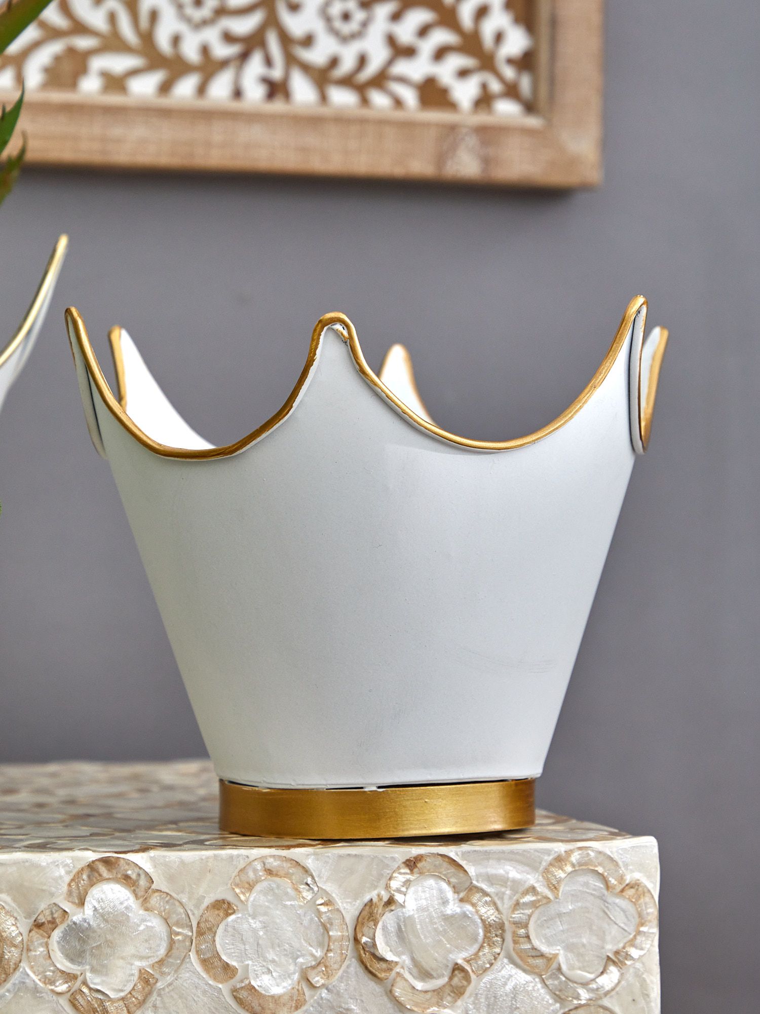 Кашпо Корона Glasar 57-385/2