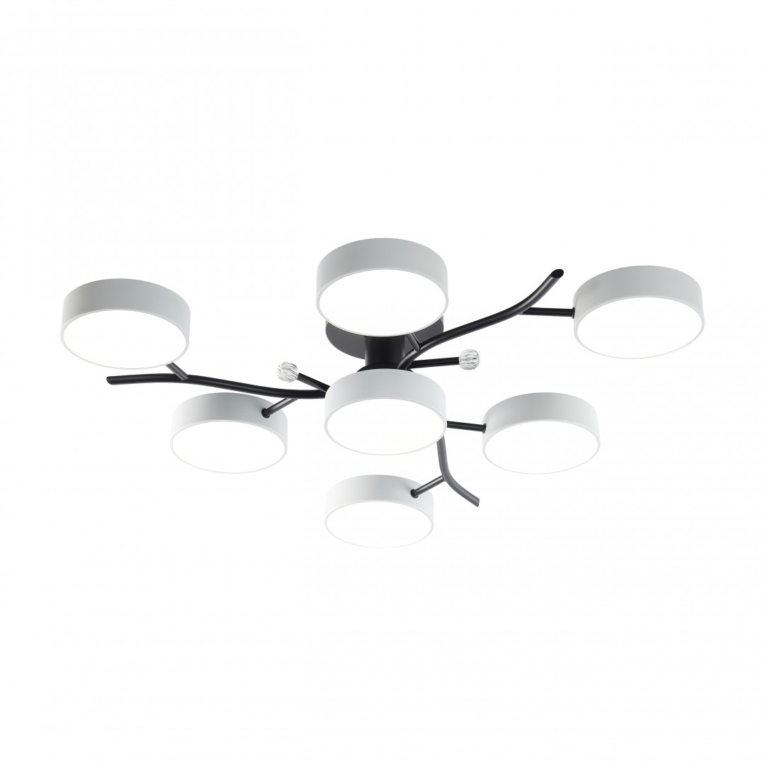 Светильник светодиодный 256606/6+1 Bk/Wh Arte Milano