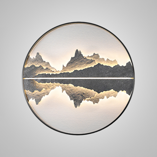 Настенный светильник DAWN B B D80 Black by ImperiumLoft