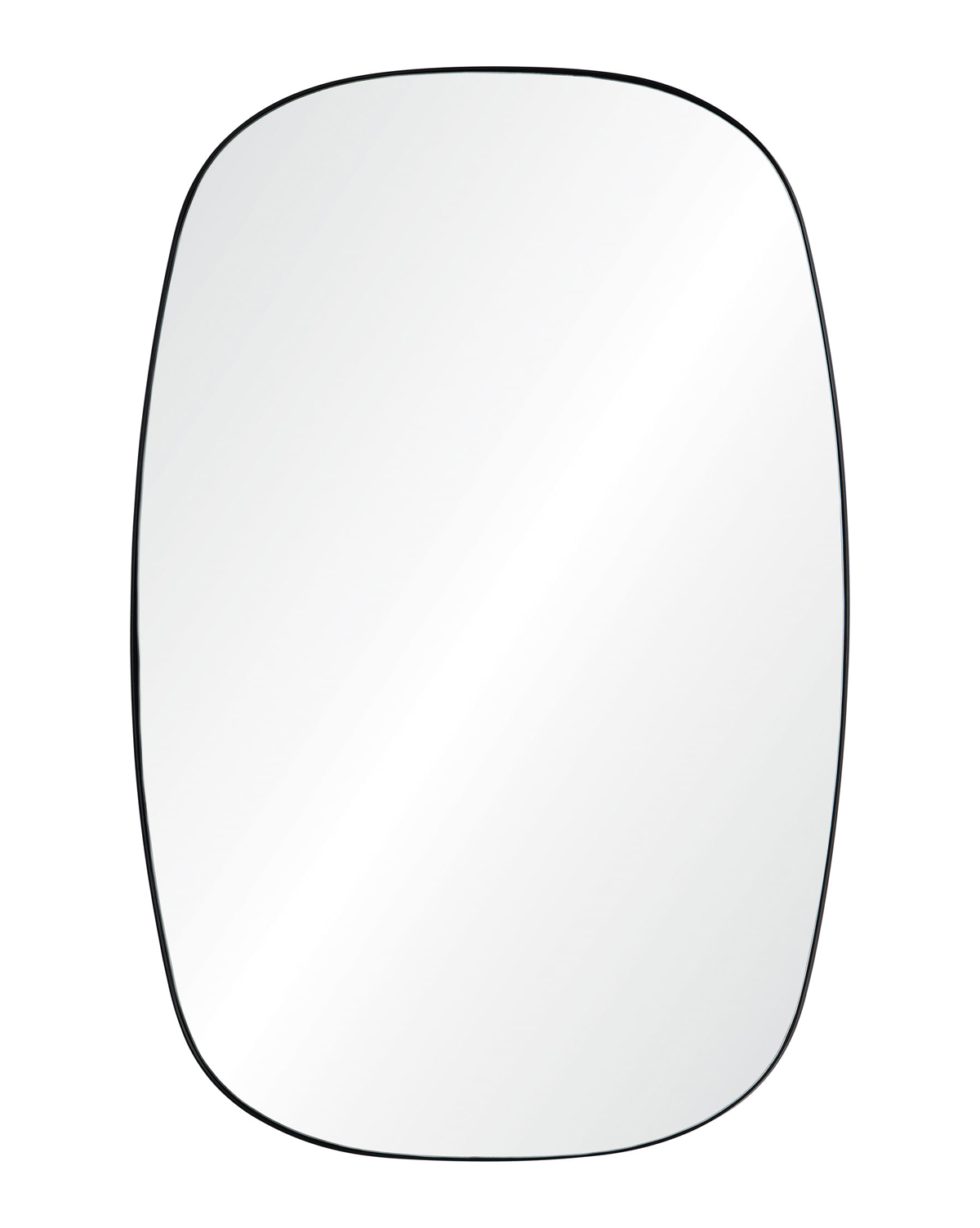 Черное настенное зеркало Вейл Louvre Home DWM240332PND