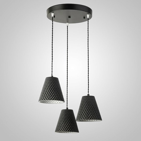 Подвесной светильник HASSA D30 Black by ImperiumLoft