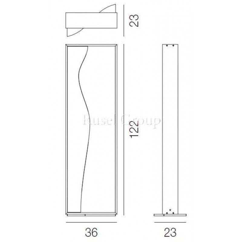 Напольный светильник Vistosi TABLO PT 1