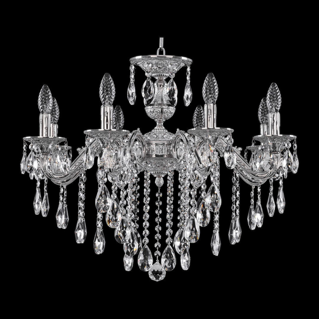 Люстра бронзовая с хрусталём 71202/8/210 B NW