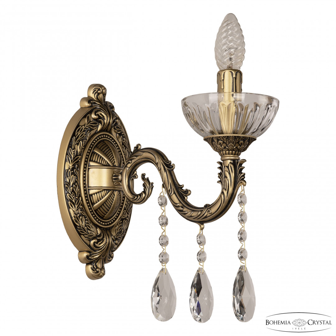 Бра хрустальные AL7901B10/1/175 A AGB P Clear/M-1H Bohemia Ivele Crystal