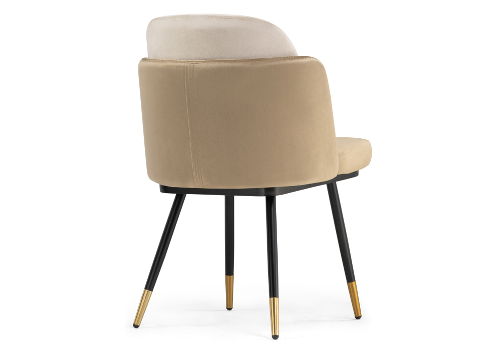 Стул Woodville Penelopa beige / light beige / black / gold  15416