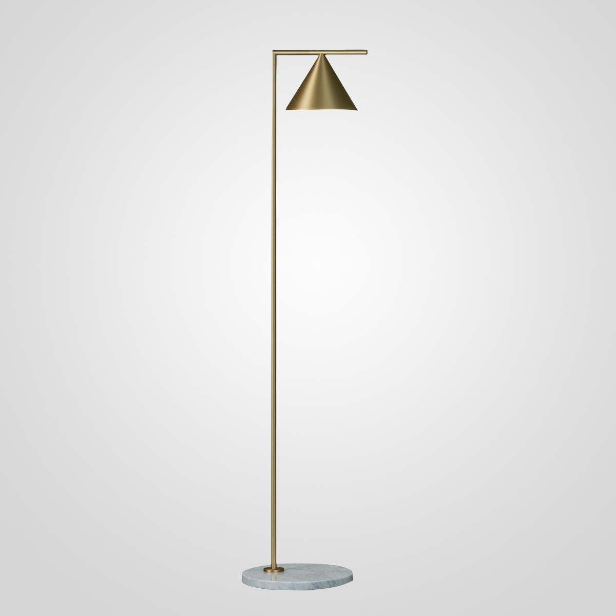 Торшер Captain Flint Cone Floor Lamp Капитан Флинт Gold By Imperiumloft