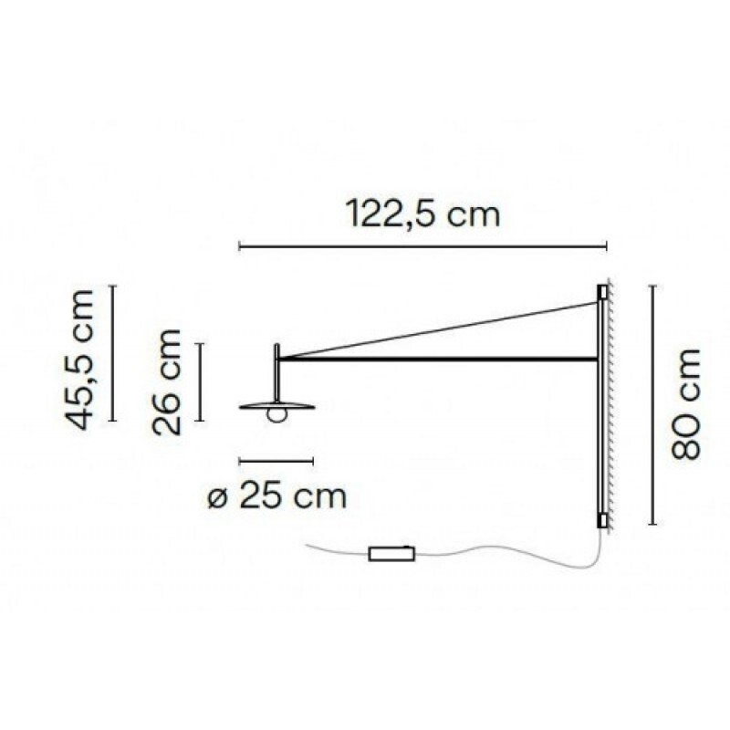 НАСТЕННЫЙ СВЕТИЛЬНИК  VIBIA Tempo 5756