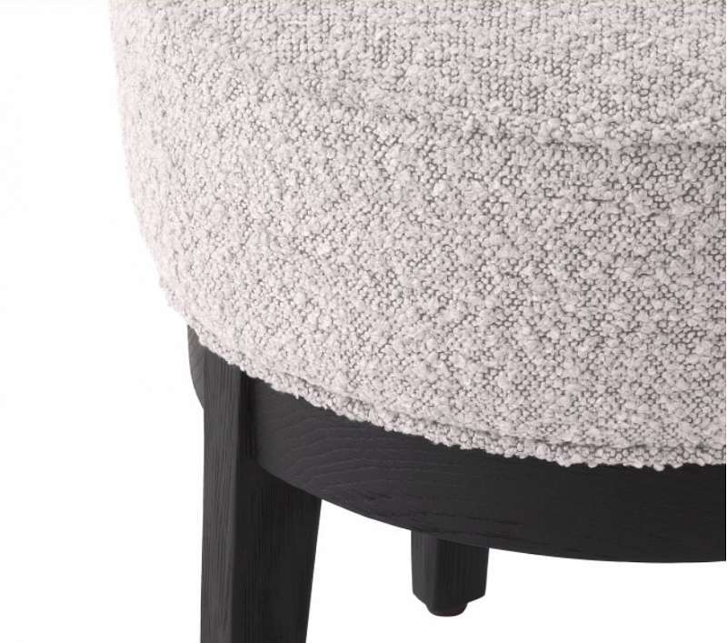 Табурет Eichholtz Jarrett bouclé grey 116409