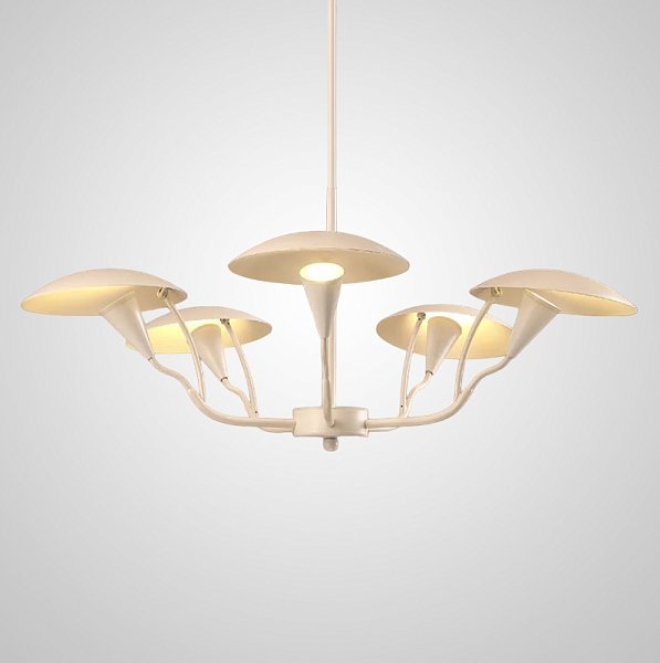 Люстра на штанге SHELT D83 White by ImperiumLoft