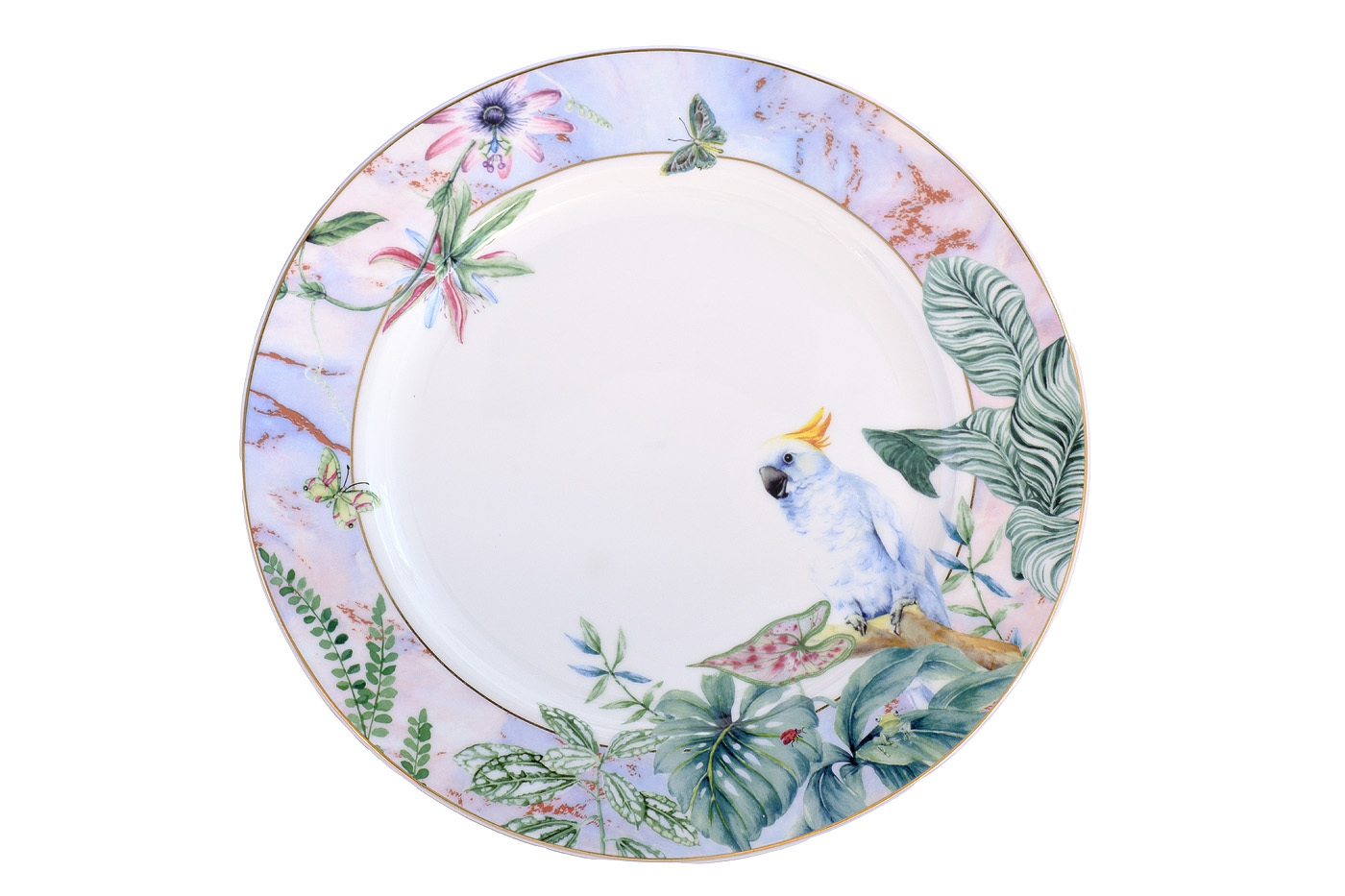 Тарелка обеденная "Botanika" 27 см Garda Decor 26FC-TAR-BOTANIKA-27