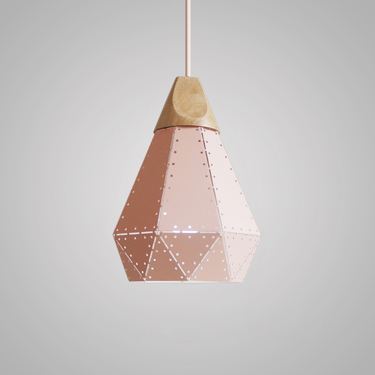 Подвесной светильник EDGE D22 B Pink by ImperiumLoft