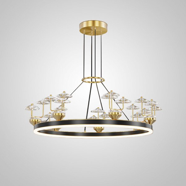 Подвесная люстра DOVRA D70 Black by ImperiumLoft