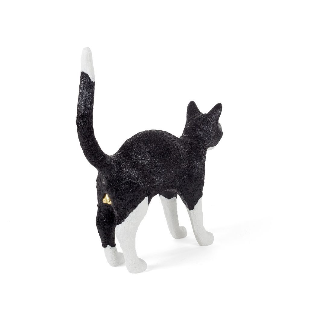 Настольная лампа  Seletti Jobby The Cat Black and White 15042