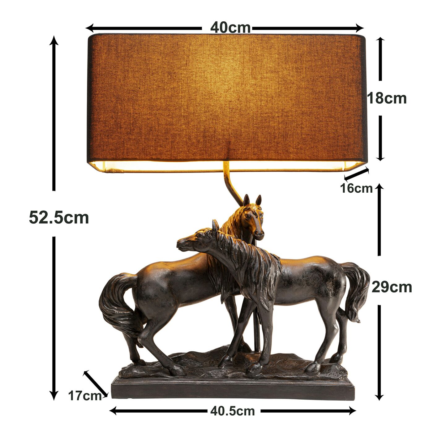 Светильник настольный Horse Family53cm KARE 57741