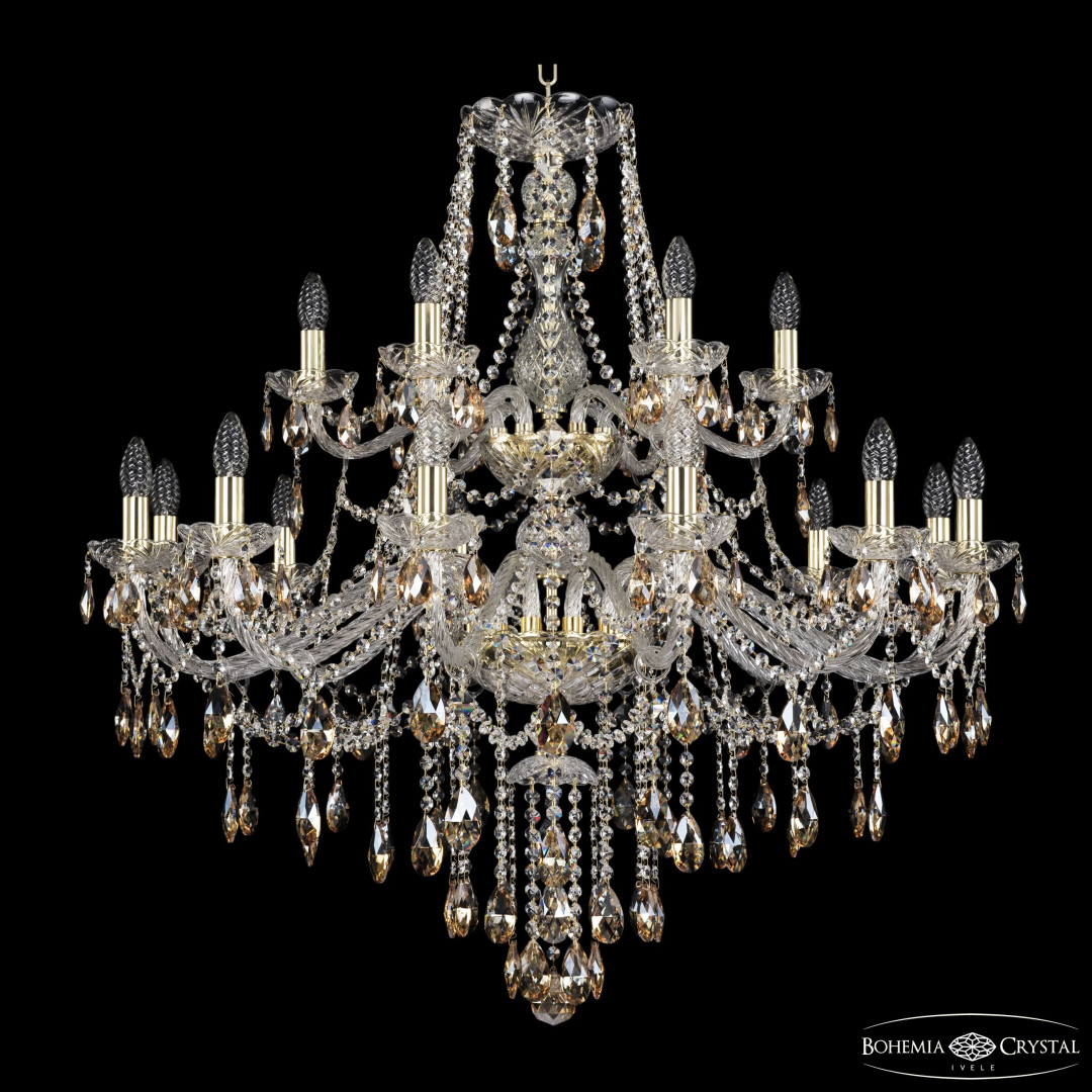 Люстра хрустальная 1415/12+6/360/2d G K721