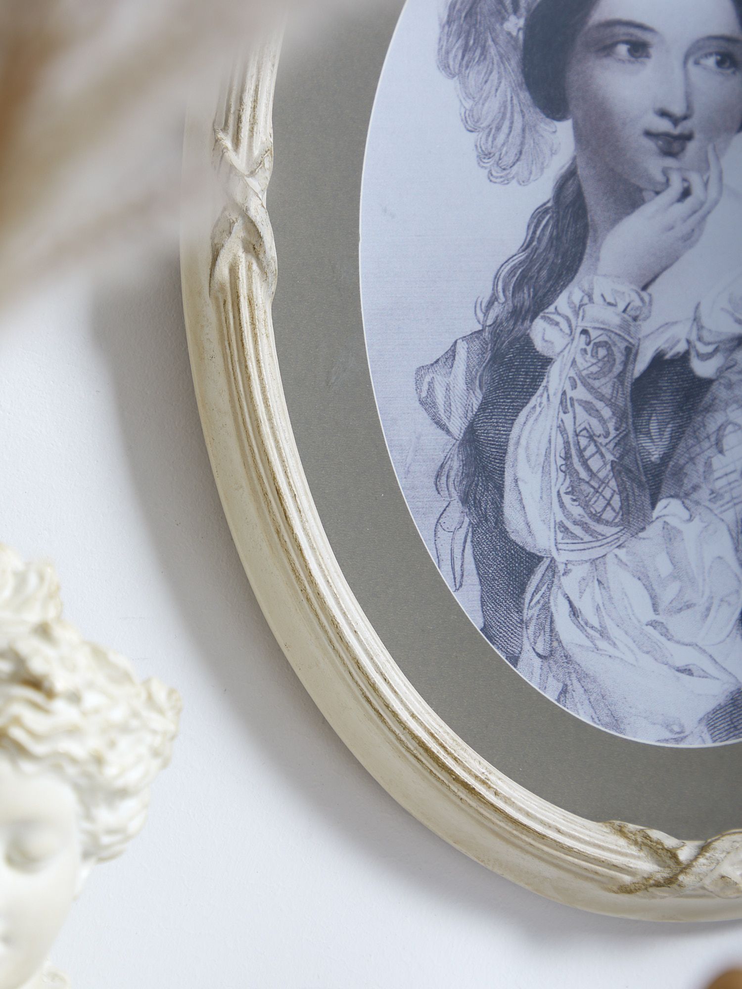 Панно настенное Девушка, под старину Glasar 28-687