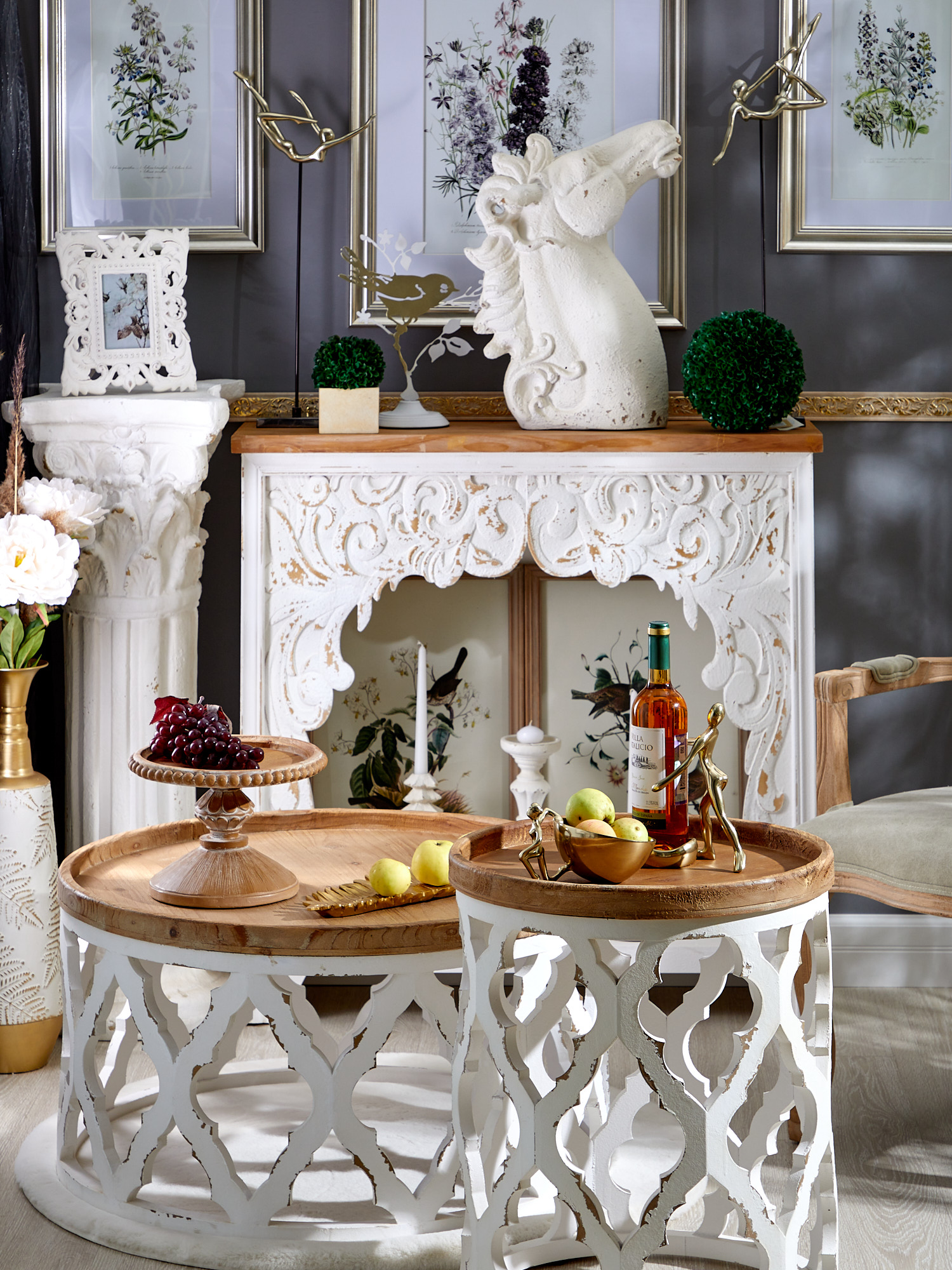 Подставка Античная колонна Glasar 62-035