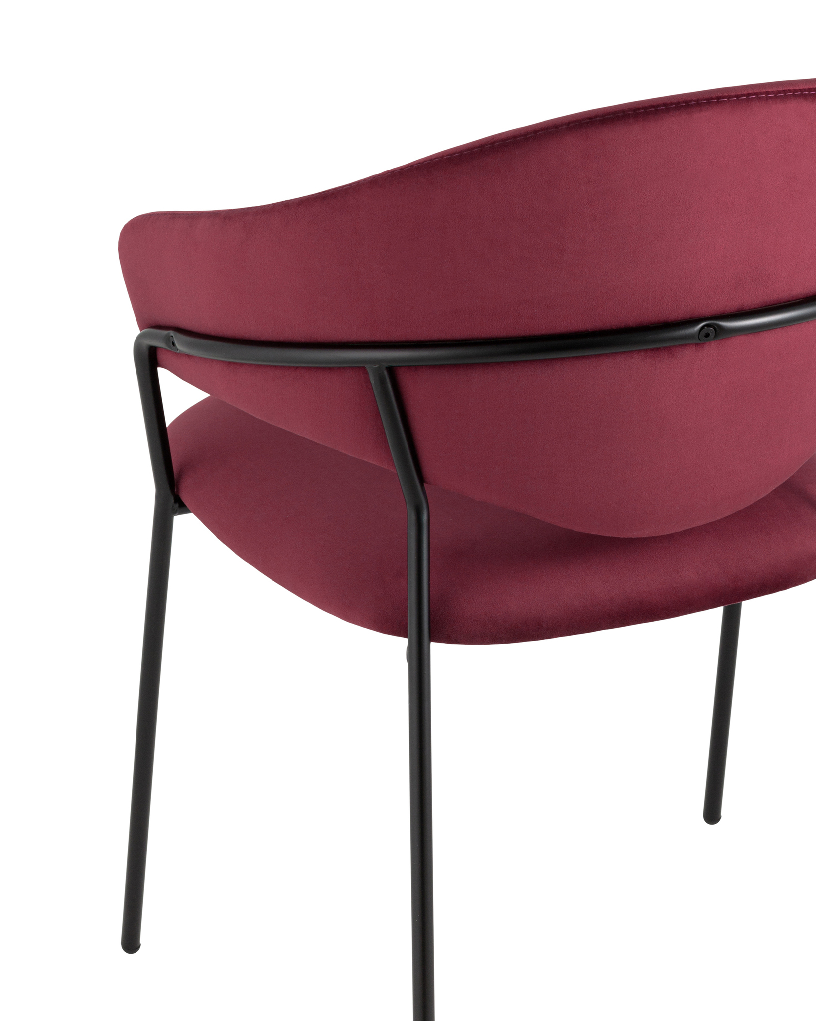 Стул Алексис велюр винный Stool Group