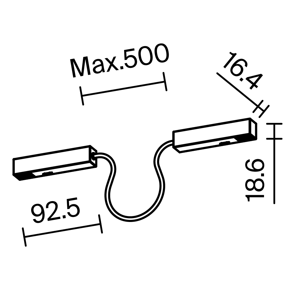 Комплектующие для трековой системы Technical TRA034CPC-42B-50