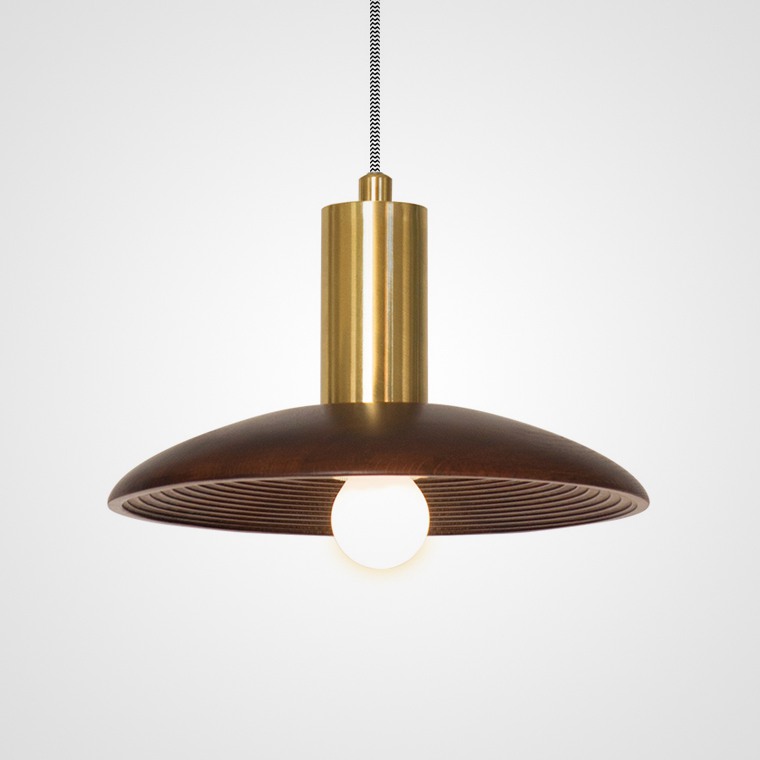 Подвесной Светильник Wood Dark Brown By Imperiumloft