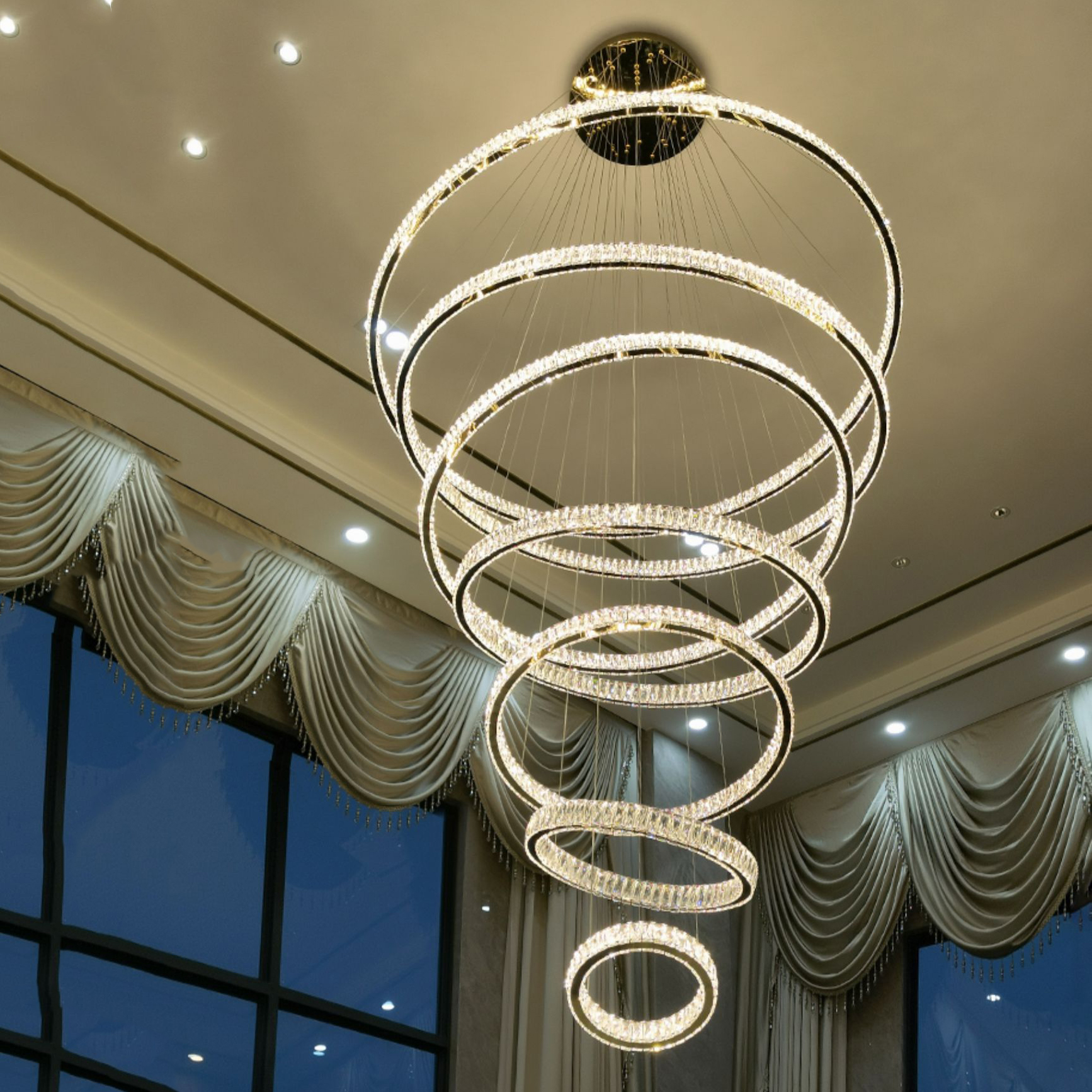 Подвесная люстра BERTOLDA B CAS D20+40+60+80+100+120+140 by ImperiumLoft