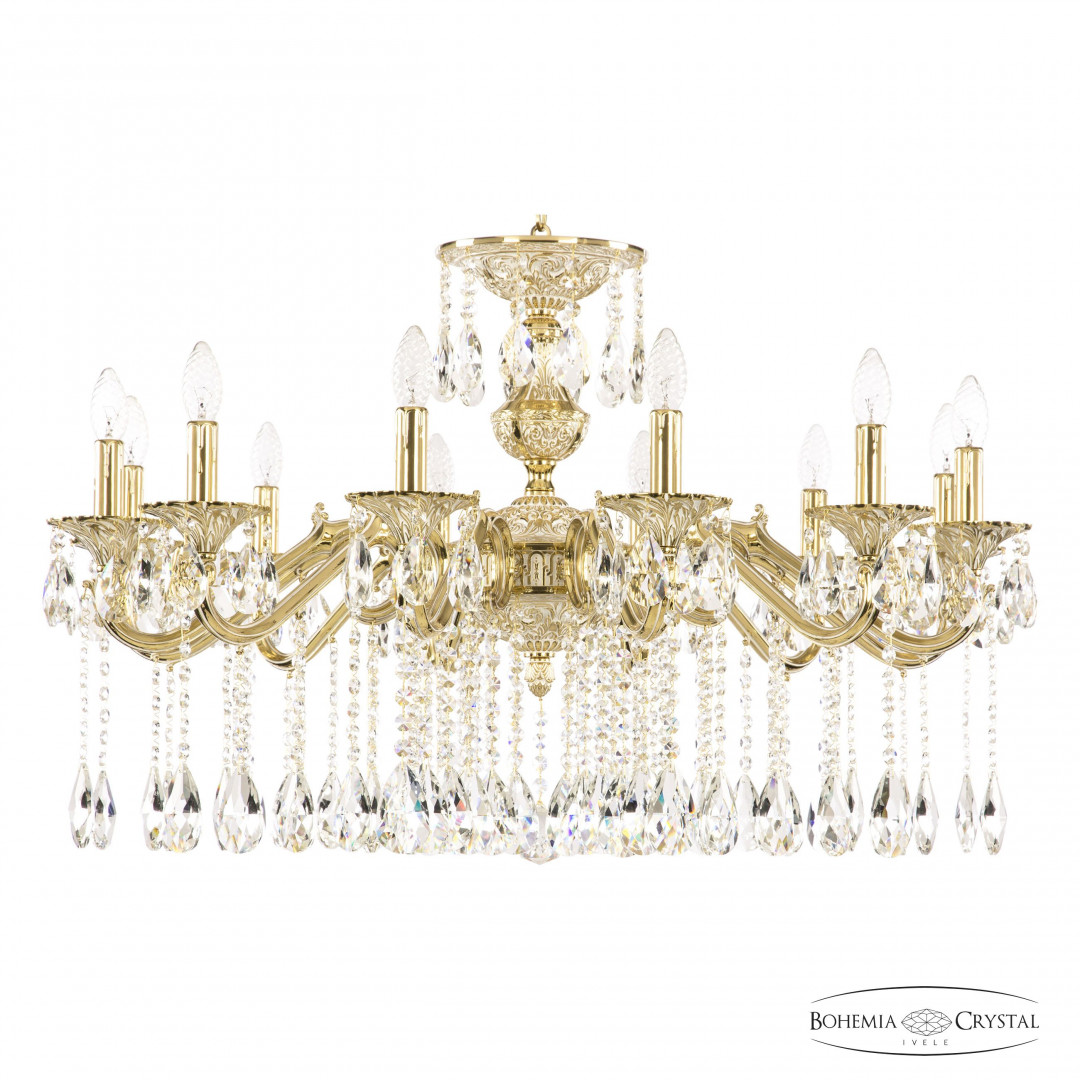 Люстра бронзовая с хрусталём 72202/12/300 A GW