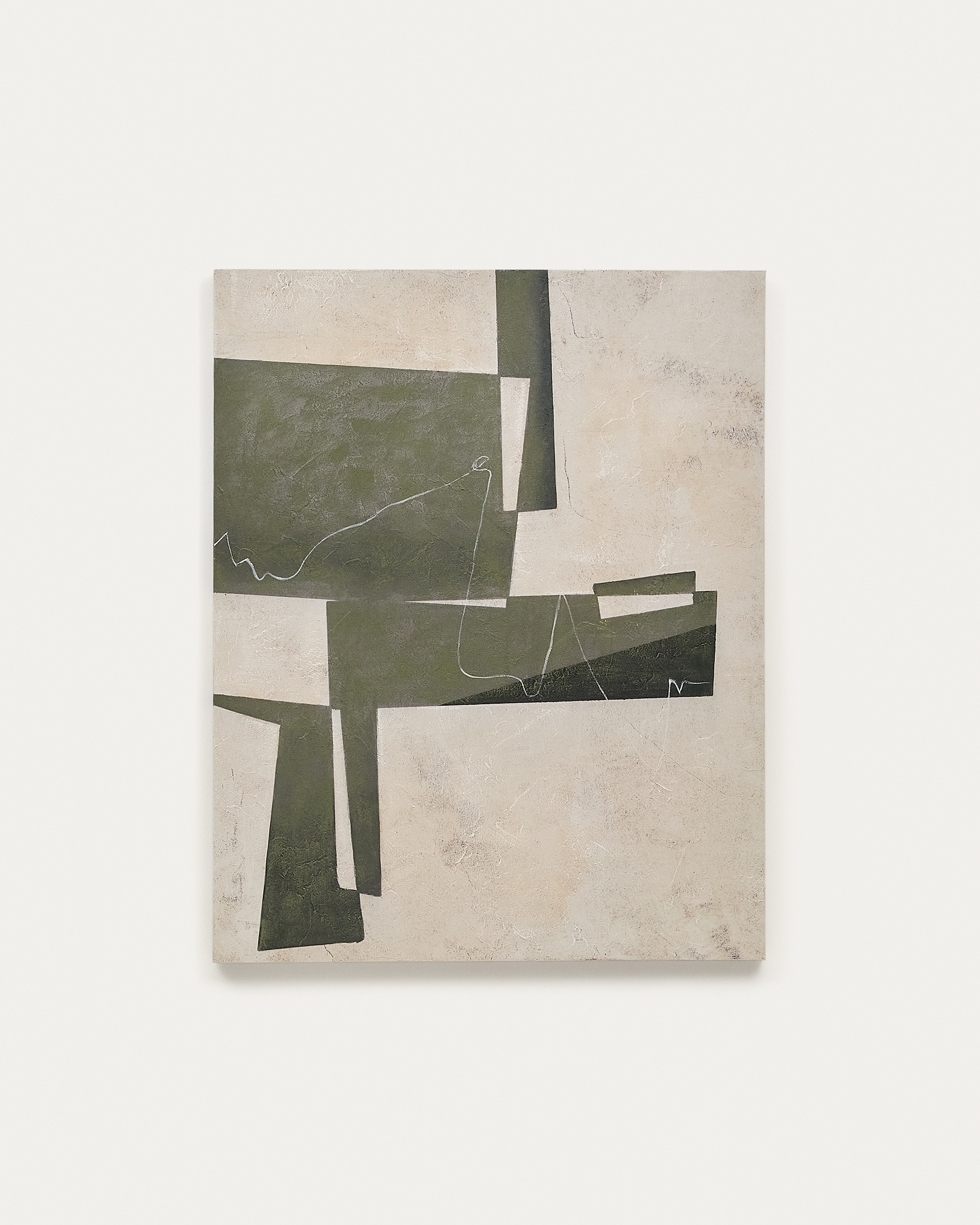 Fida Зеленый абстрактный холст 118 x 94 см La Forma (ex Julia Grup)