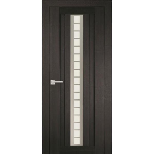 Межкомнатная дверь Graf PS-16 белый сатинат Венге Мелинга (2000 х 900)