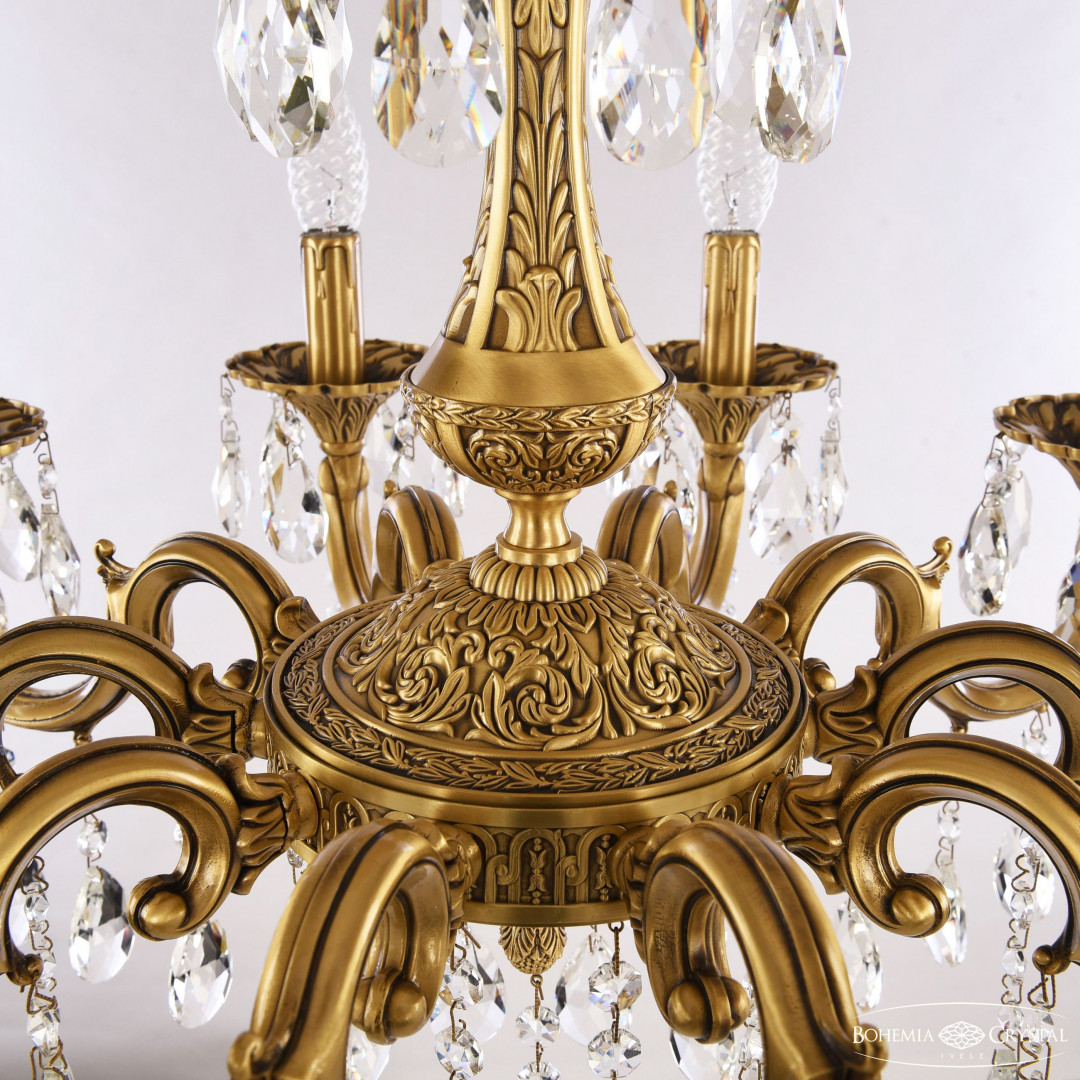 Люстра бронзовая с хрусталём 72101/10/210 A FP