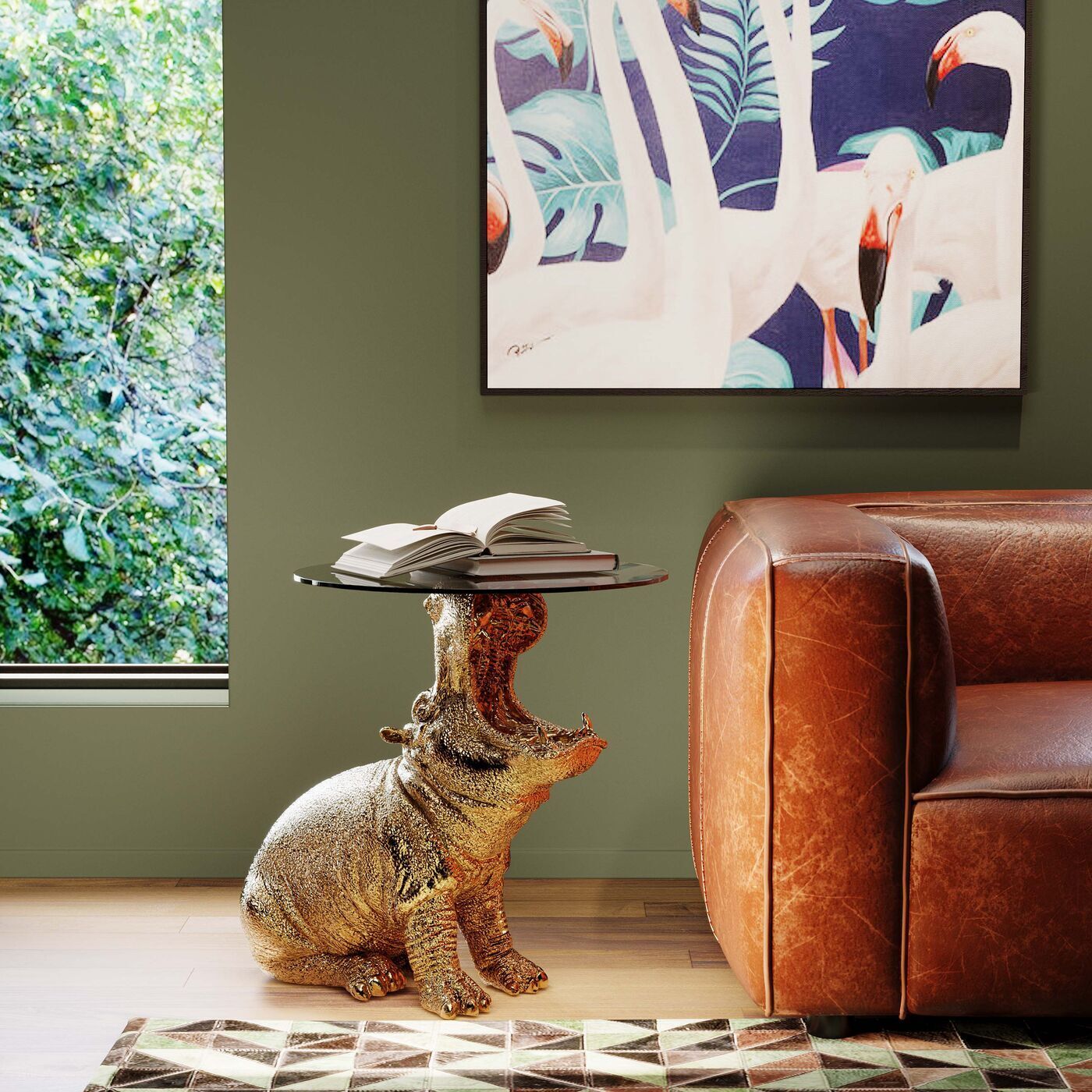 Столик приставной KARE Hippo 86710