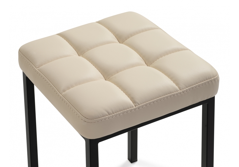 Стул Woodville Байя кожзам d1 / черный матовый 439456