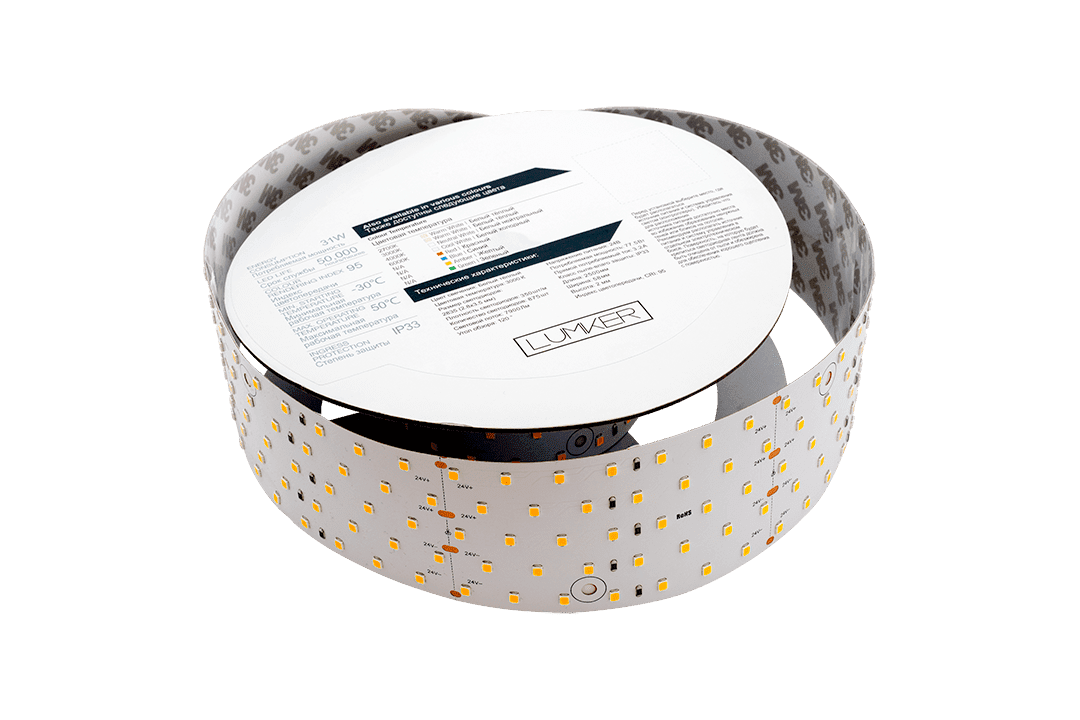 Лента светодиодная Lumker LK2H350-24-WW-33