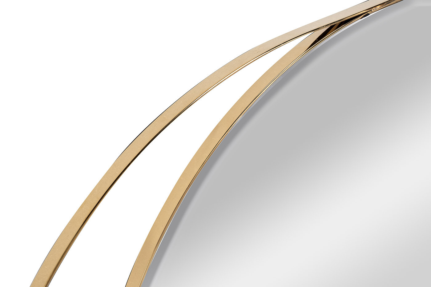 Зеркало в металлической раме (золото) Garda Decor KFG097